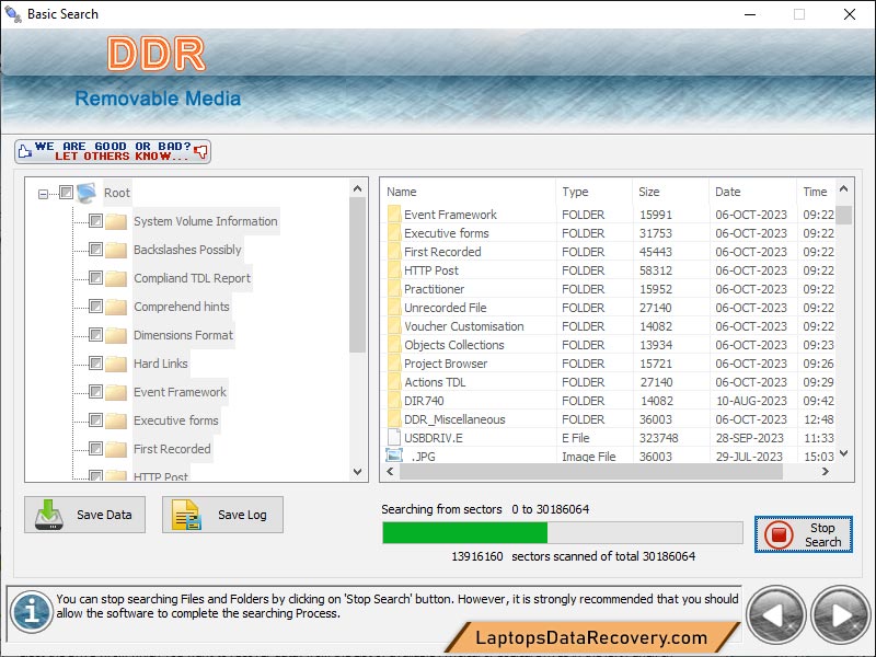 Removable Disk Repair Software screen shot