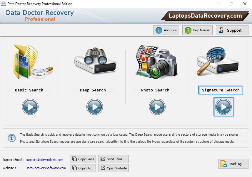 Select any Searching Mode Select any Searching Mode